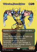 Wolverine, Fierce Fighter (Borderless) (MSH-378) [Marvel Super Heroes] Foil
