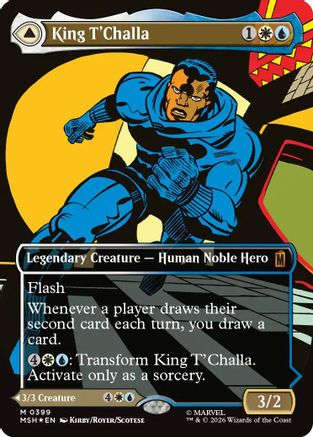 King T'Challa (Borderless) (0399) (MSH-399) [Marvel Super Heroes] Foil