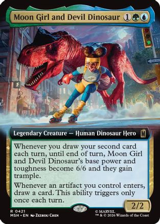 Moon Girl and Devil Dinosaur (Extended Art) (MSH-421) [Marvel Super Heroes] Foil