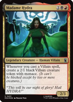 Madame Hydra (Surge Foil) (MSH-451) [Marvel Super Heroes] Foil