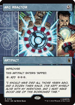 Arc Reactor (Borderless) (MSH-310) [Marvel Super Heroes]
