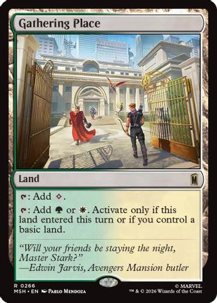 Gathering Place (MSH-266) [Marvel Super Heroes] Foil