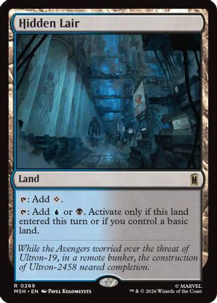 Hidden Lair (MSH-269) [Marvel Super Heroes] Foil