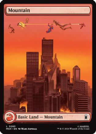 Mountain (MSH-283) [Marvel Super Heroes] Foil