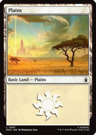 Plains (0287) (MSH-287) [Marvel Super Heroes] Foil