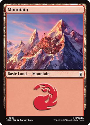 Mountain (0293) (MSH-293) [Marvel Super Heroes] Foil