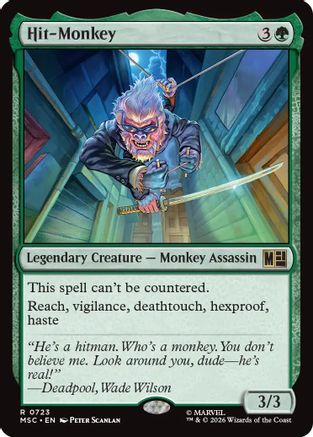 Hit-Monkey (MSC-723) [Commander: Marvel Super Heroes] Foil