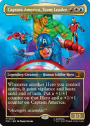 Captain America, Team Leader (Borderless) (MSC-005) [Commander: Marvel Super Heroes]