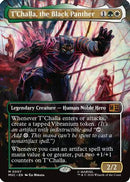 T'Challa, the Black Panther (Borderless) (MSC-007) [Commander: Marvel Super Heroes]