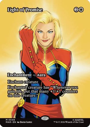 Light of Promise (Borderless) (MAR-046) [Marvel Universe Eternal-Legal] Foil