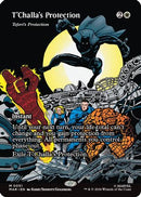 T'Challa's Protection - Teferi's Protection (Borderless) (MAR-051) [Marvel Universe Eternal-Legal] Foil