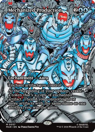 Mechanized Production (Borderless) (MAR-057) [Marvel Universe Eternal-Legal]