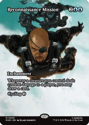 Reconnaissance Mission (Borderless) (MAR-059) [Marvel Universe Eternal-Legal] Foil