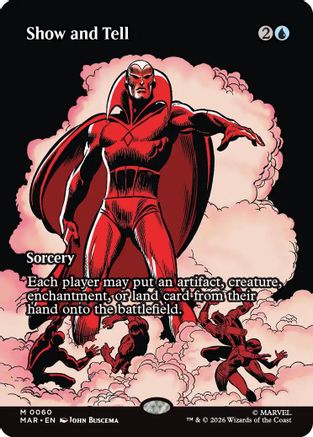 Show and Tell (Borderless) (MAR-060) [Marvel Universe Eternal-Legal] Foil