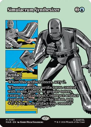 Simulacrum Synthesizer (Borderless) (MAR-061) [Marvel Universe Eternal-Legal]
