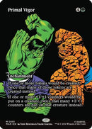Primal Vigor (Borderless) (MAR-081) [Marvel Universe Eternal-Legal]