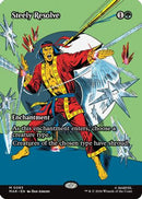 Steely Resolve (Borderless) (MAR-083) [Marvel Universe Eternal-Legal] Foil