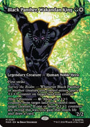 Black Panther, Wakandan King (Borderless) (MAR-087) [Marvel Universe Eternal-Legal] Foil