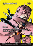 Fight to the Death (Borderless) (MAR-090) [Marvel Universe Eternal-Legal] Foil