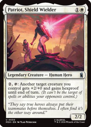 Patriot, Shield Wielder (MSH-030) [Marvel Super Heroes]