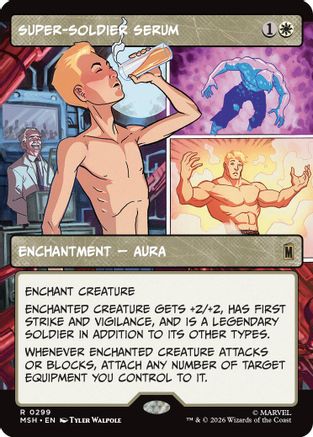 Super-Soldier Serum (Borderless) (MSH-299) [Marvel Super Heroes]