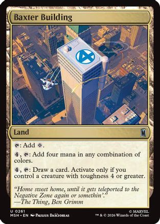 Baxter Building (MSH-261) [Marvel Super Heroes]