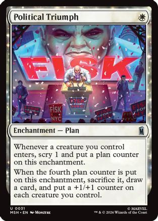 Political Triumph (MSH-031) [Marvel Super Heroes]