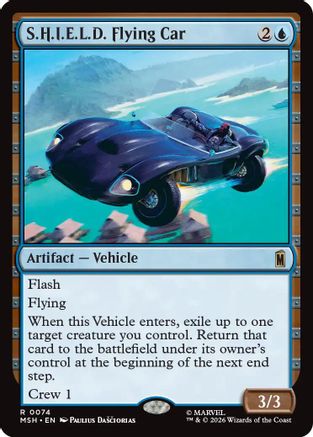 S.H.I.E.L.D. Flying Car (MSH-074) [Marvel Super Heroes] Foil