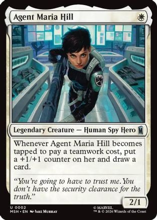 Agent Maria Hill (MSH-002) [Marvel Super Heroes] Foil
