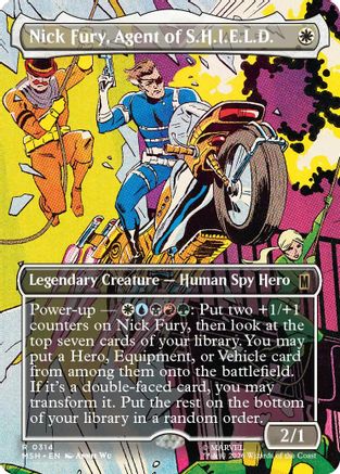Nick Fury, Agent of S.H.I.E.L.D. (Borderless) (0314) (MSH-314) [Marvel Super Heroes] Foil