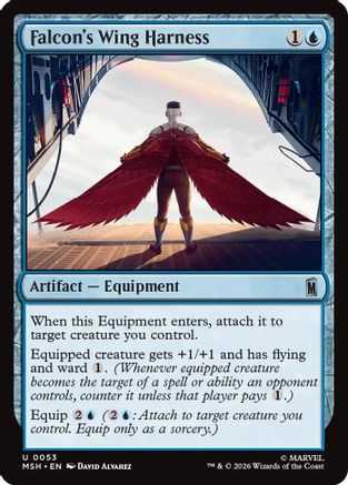 Falcon's Wing Harness (MSH-053) [Marvel Super Heroes] Foil