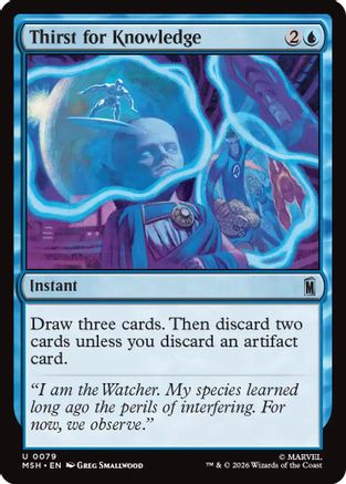 Thirst for Knowledge (MSH-079) [Marvel Super Heroes]