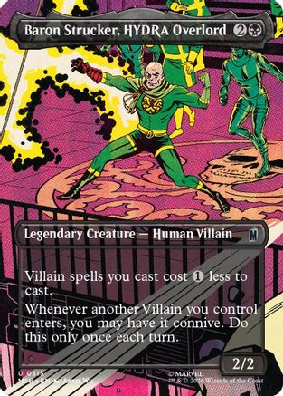 Baron Strucker, HYDRA Overlord (Borderless) (MSH-315) [Marvel Super Heroes] Foil