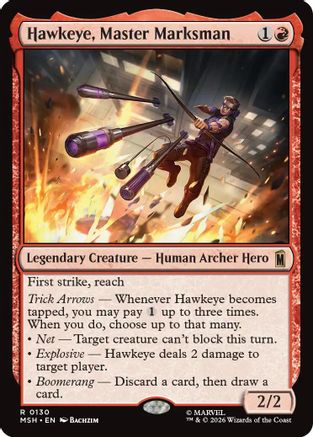 Hawkeye, Master Marksman (MSH-130) [Marvel Super Heroes] Foil