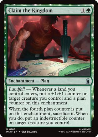Claim the Kingdom (MSH-163) [Marvel Super Heroes] Foil