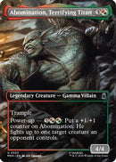 Abomination, Terrifying Titan (Borderless) (MSH-333) [Marvel Super Heroes] Foil