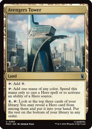 Avengers Tower (MSH-260) [Marvel Super Heroes] Foil