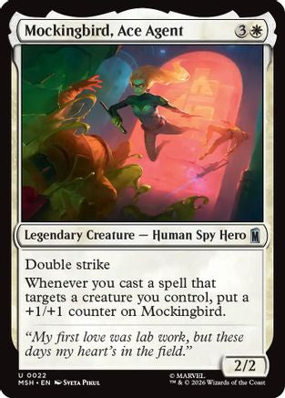 Mockingbird, Ace Agent (MSH-022) [Marvel Super Heroes] Foil