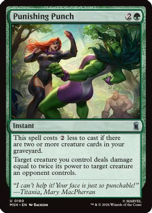 Punishing Punch (MSH-180) [Marvel Super Heroes] Foil