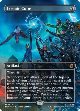 Cosmic Cube (Borderless) (0337) (MSH-337) [Marvel Super Heroes] Foil
