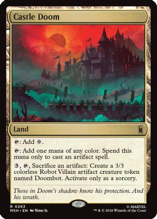 Castle Doom (MSH-263) [Marvel Super Heroes] Foil