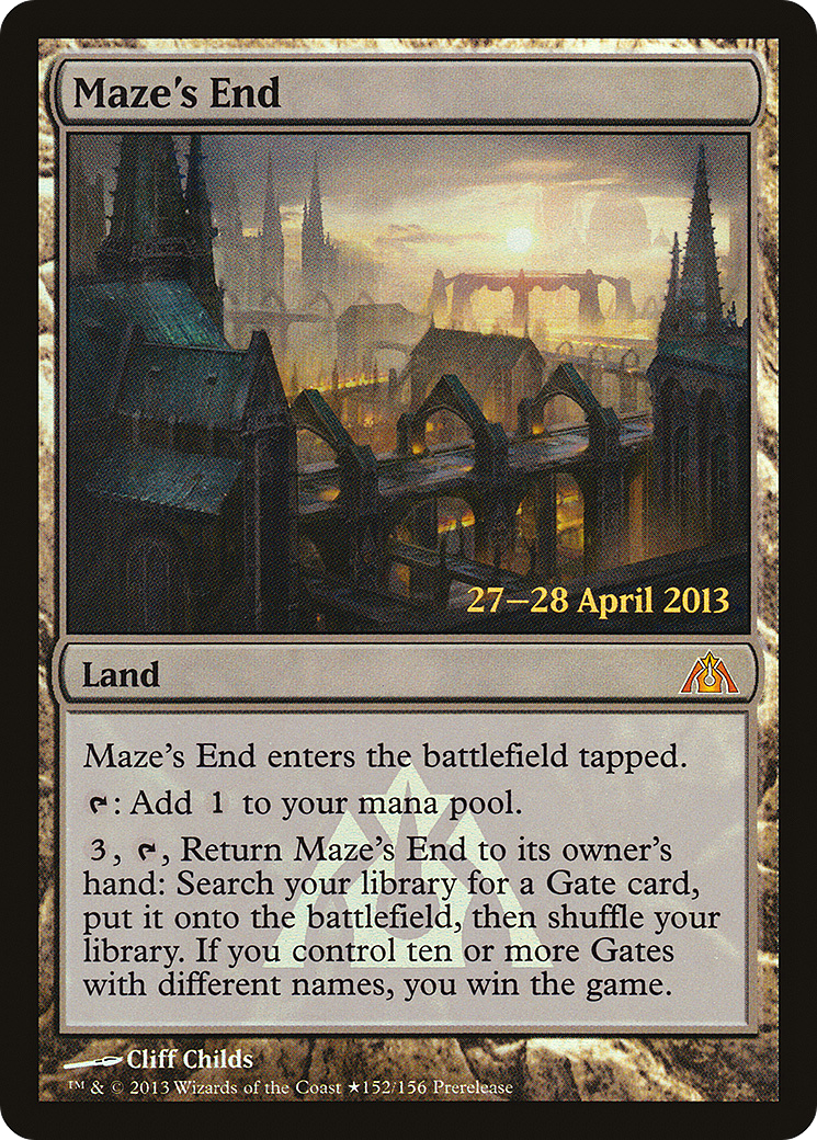 Maze's End (PRE-152★) [Dragon's Maze Promos] Foil