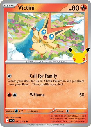 Victini 13 - [ME 30th Celebration] Holofoil