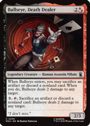 Bullseye, Death Dealer (MSH-209) [Marvel Super Heroes]