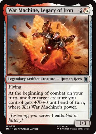 War Machine, Legacy of Iron (MSH-238) [Marvel Super Heroes]