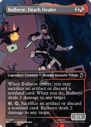 Bullseye, Death Dealer (Borderless) (MSH-325) [Marvel Super Heroes] Foil