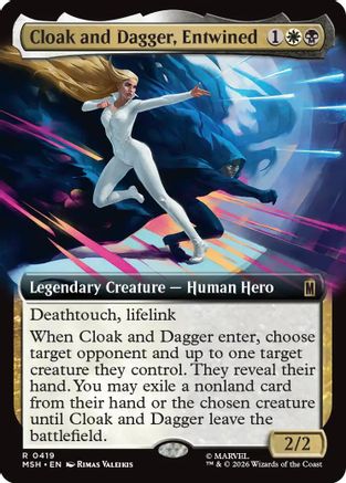 Cloak and Dagger, Entwined (Extended Art) (MSH-419) [Marvel Super Heroes]