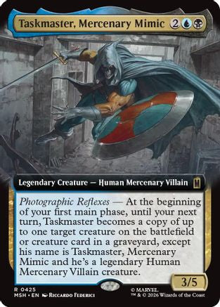 Taskmaster, Mercenary Mimic (Extended Art) (MSH-425) [Marvel Super Heroes] Foil
