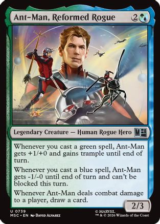 Ant-Man, Reformed Rogue (MSC-739) [Commander: Marvel Super Heroes]