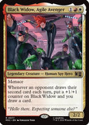 Black Widow, Agile Avenger (Surge Foil) (MSC-077) [Commander: Marvel Super Heroes] Foil